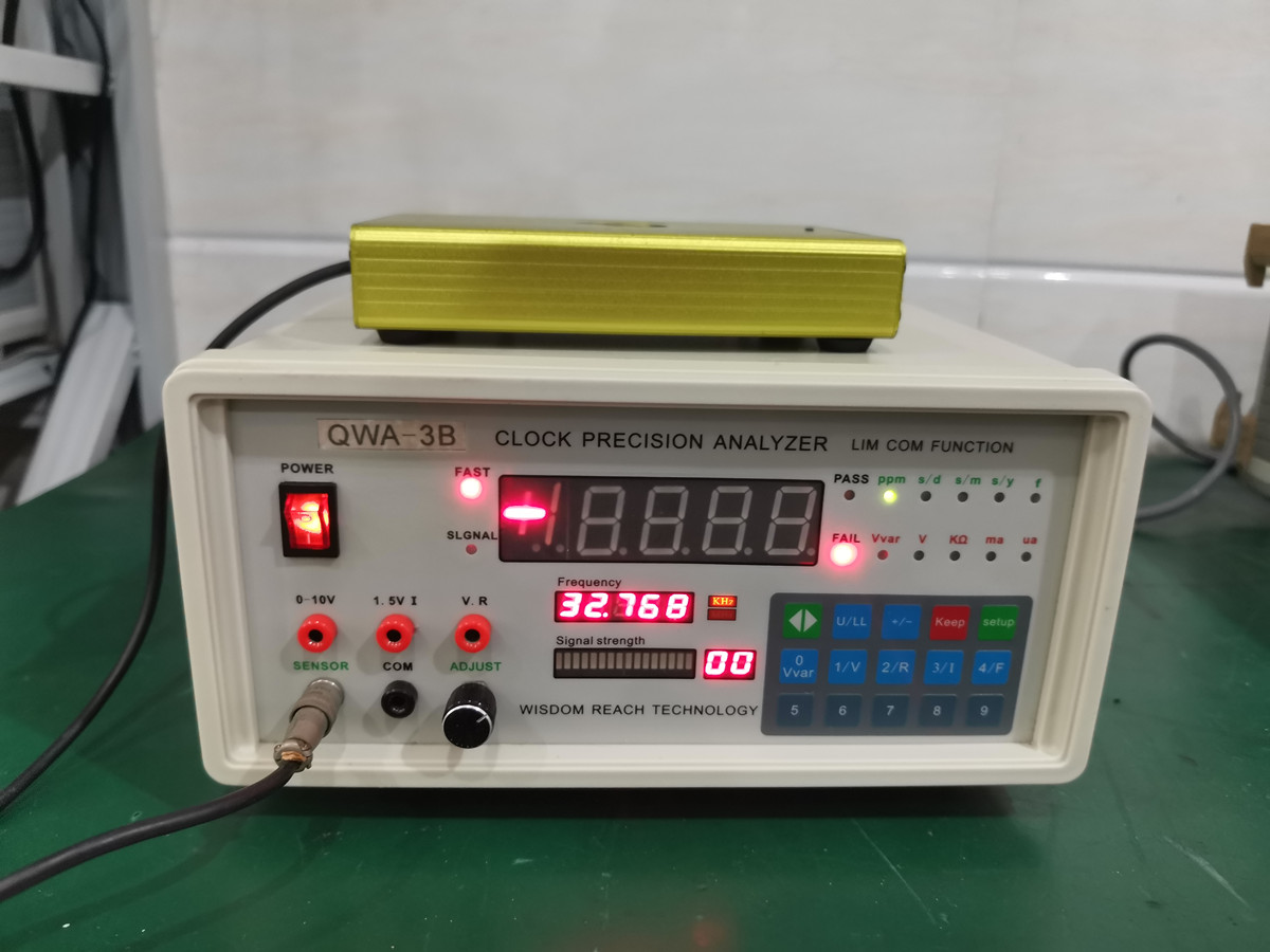 二手 QWA-3B时钟精度测试仪 石英机芯测试