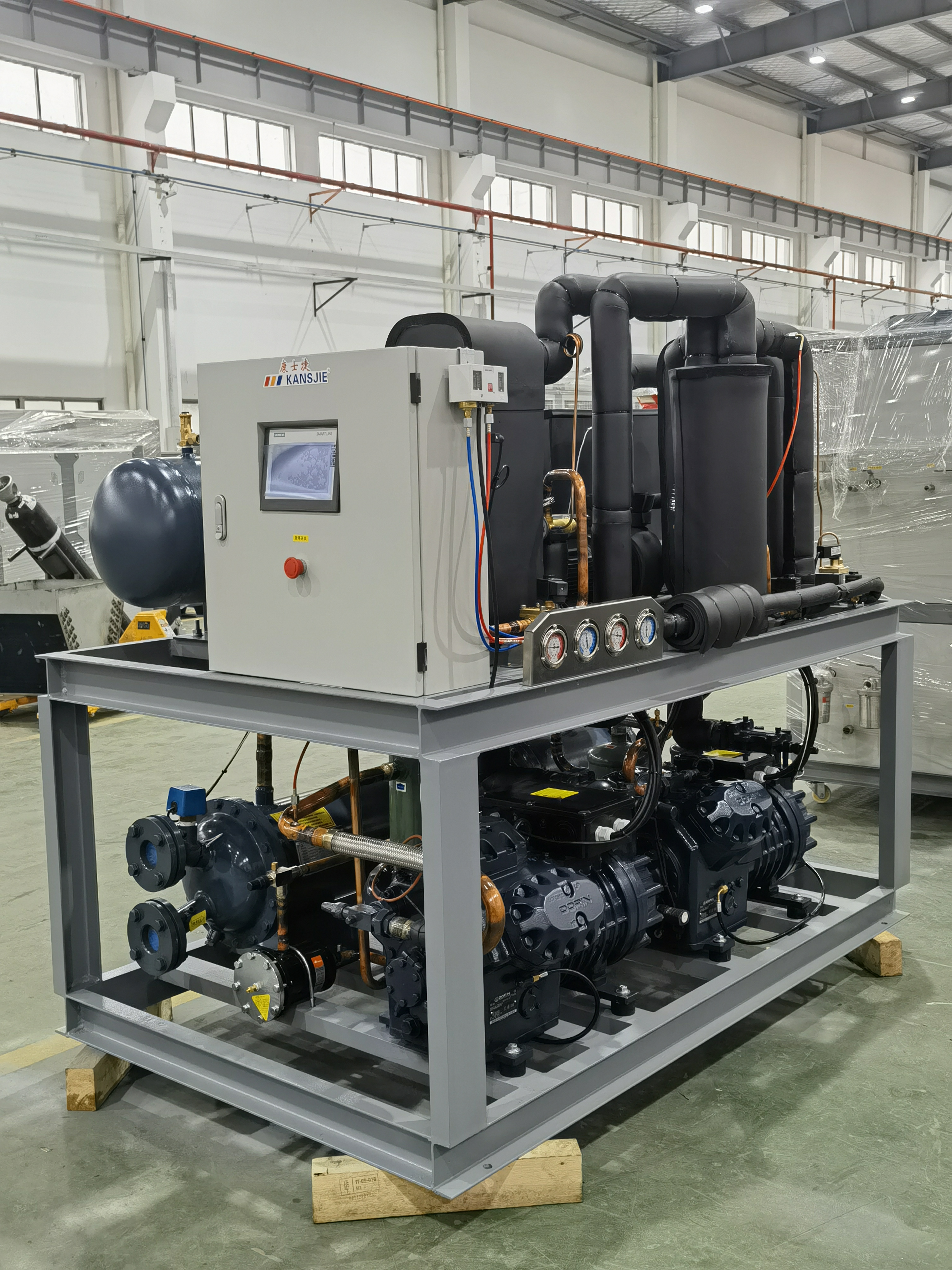轻工业用复叠式冷水机组 低温制冷机组 -120度至-5度
