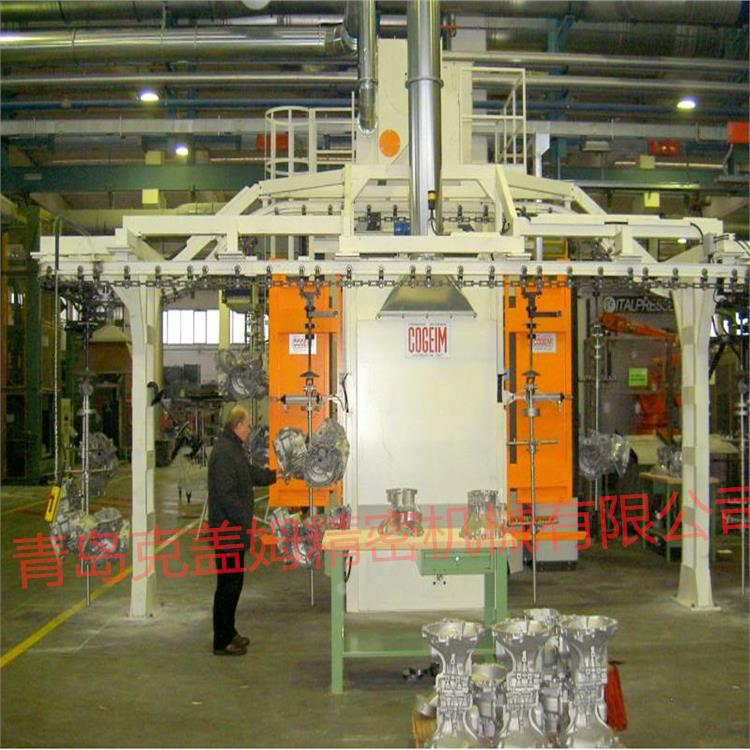 连云港悬链通过式抛丸机 Q48系列抛丸机 青岛铸造机械公司