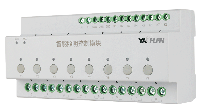 西安亚川YK6808智能照明控制模块