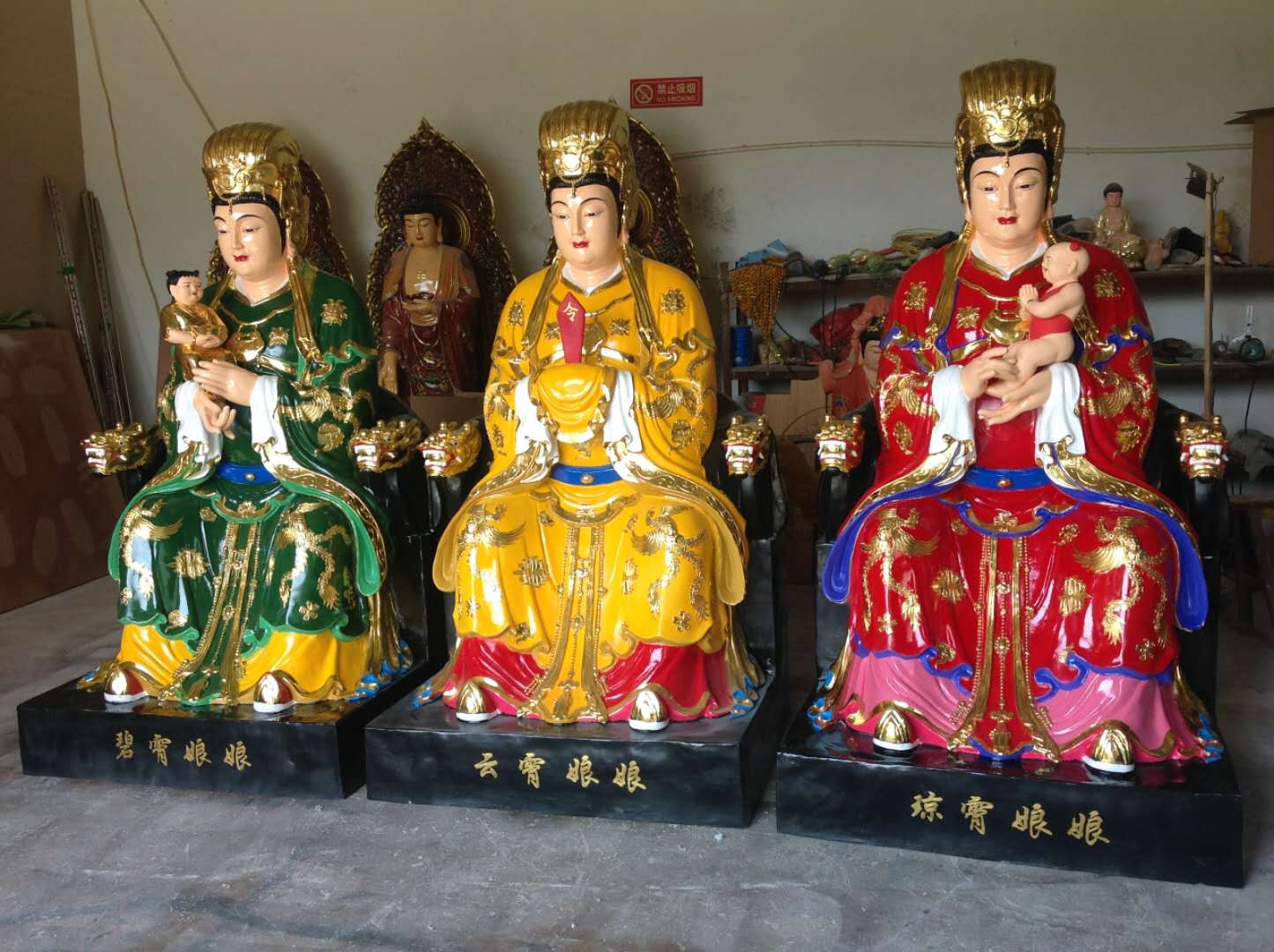 忻州十二老母神像制作