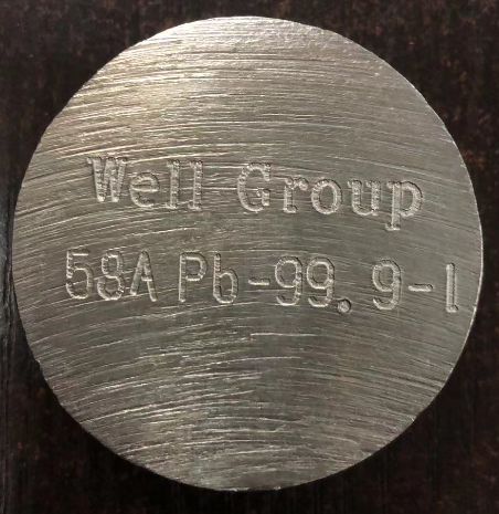 美国加联-58A Pb-99.98纯铅光谱标样