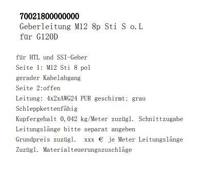 KnorrTec M12 8p Sti S 5m德国编码器电缆