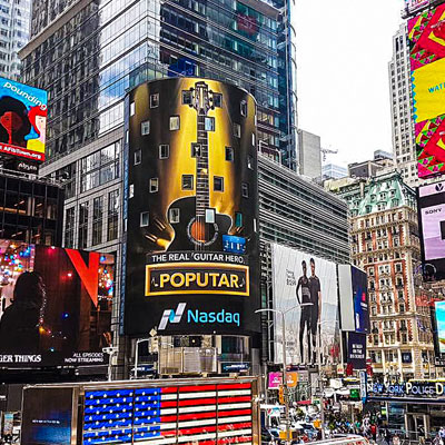 如何在纽约时代广场大屏投放广告？