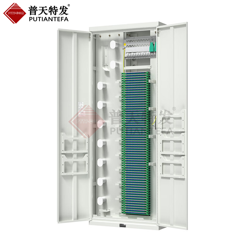 光纤配线架2200*840*300芯封闭式光纤机柜ODF光纤配线柜