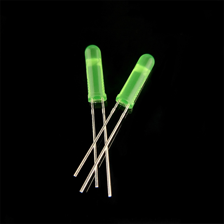 重庆4* 13.5mm高胶体绿发绿 长头LED 一体灯珠
