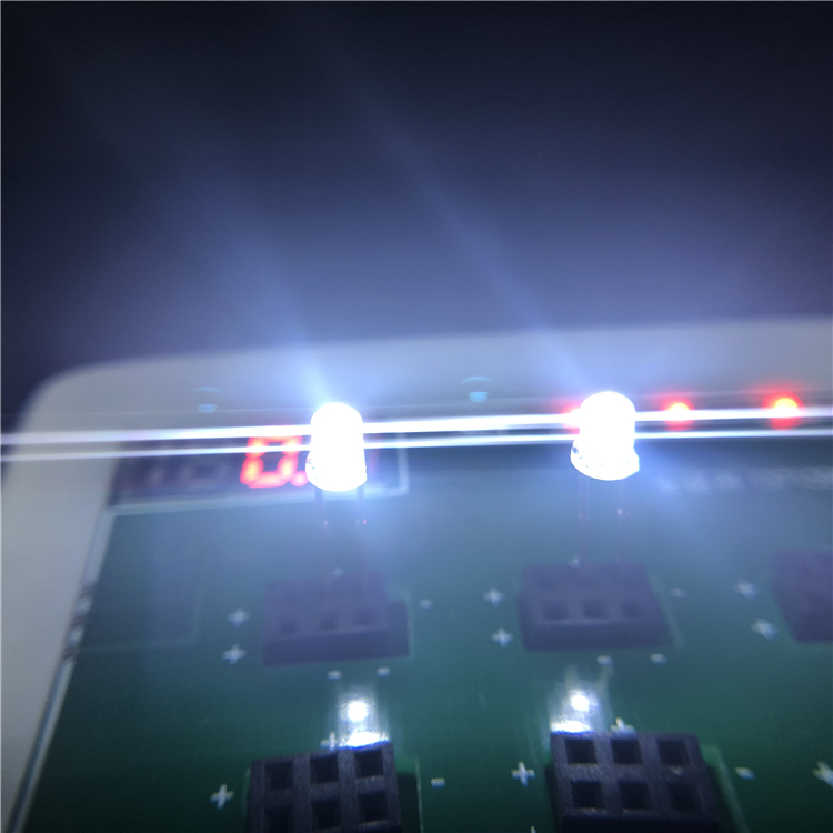 江苏F5平头雾状乳白光 LED发光二极管 可订制