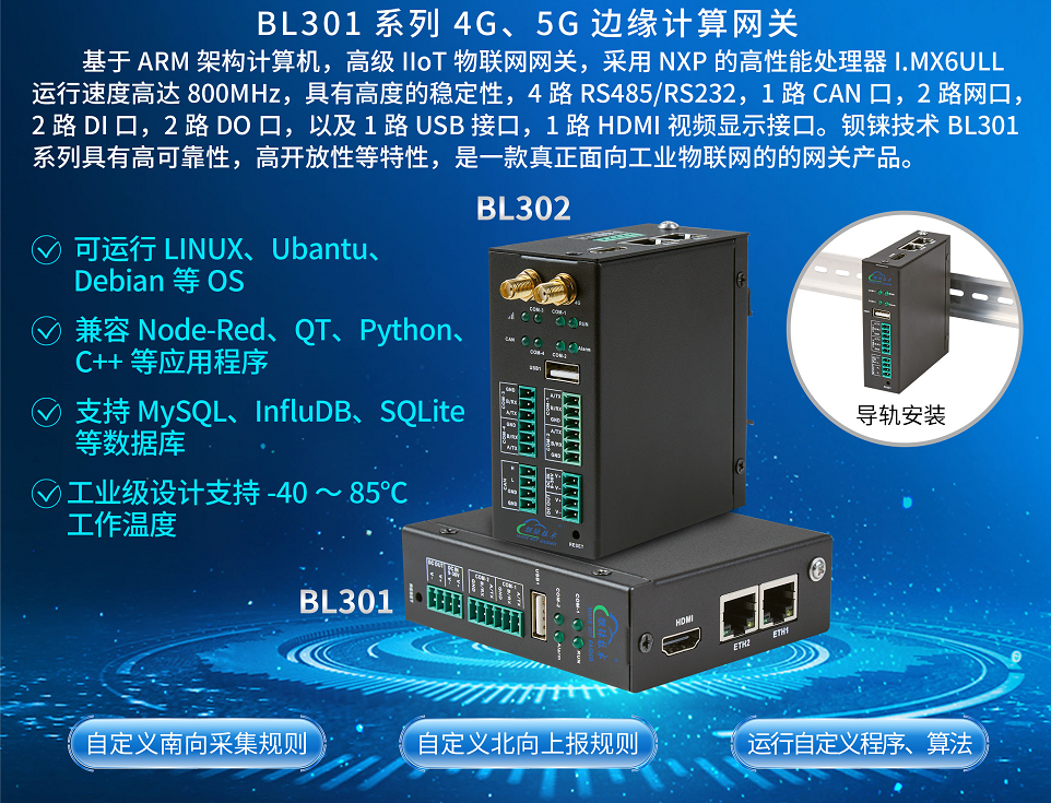 高性能嵌入式控制器BL302可用于数字化工厂