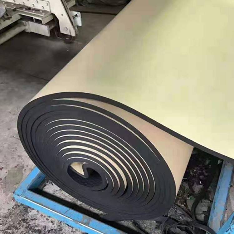 高密度柔性橡塑海绵保温板 B1级橡塑板 布林海绵板