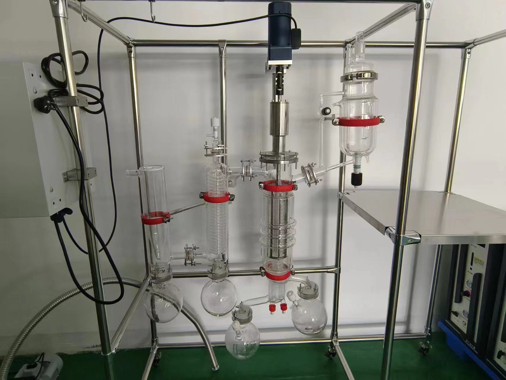 实验室**不锈钢液体分离设备AYAN-B120 水薄膜蒸发器
