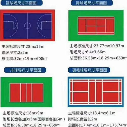 金山EPDM塑胶篮球场EPDM塑胶羽毛球场