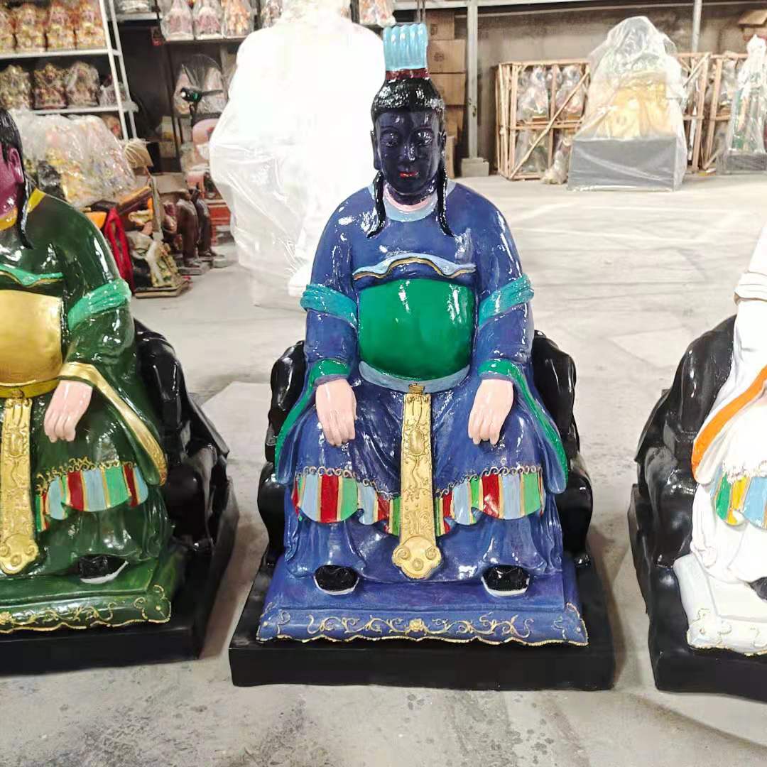 佛道家供应民间俗神彩绘玻璃钢神像 鲁班公输班彩绘神像