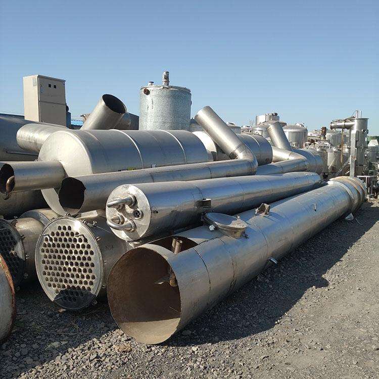 回收二手强制循环蒸发器 5吨316三效蒸发器 连续操作