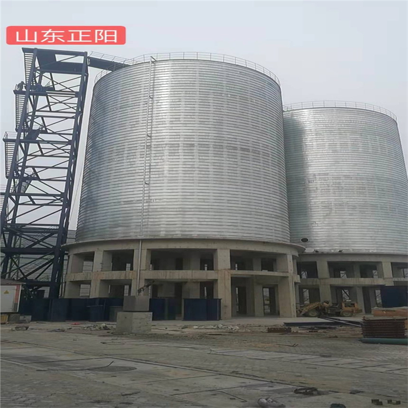 河北邯郸建设2座3000立方骨料焊接式钢板仓