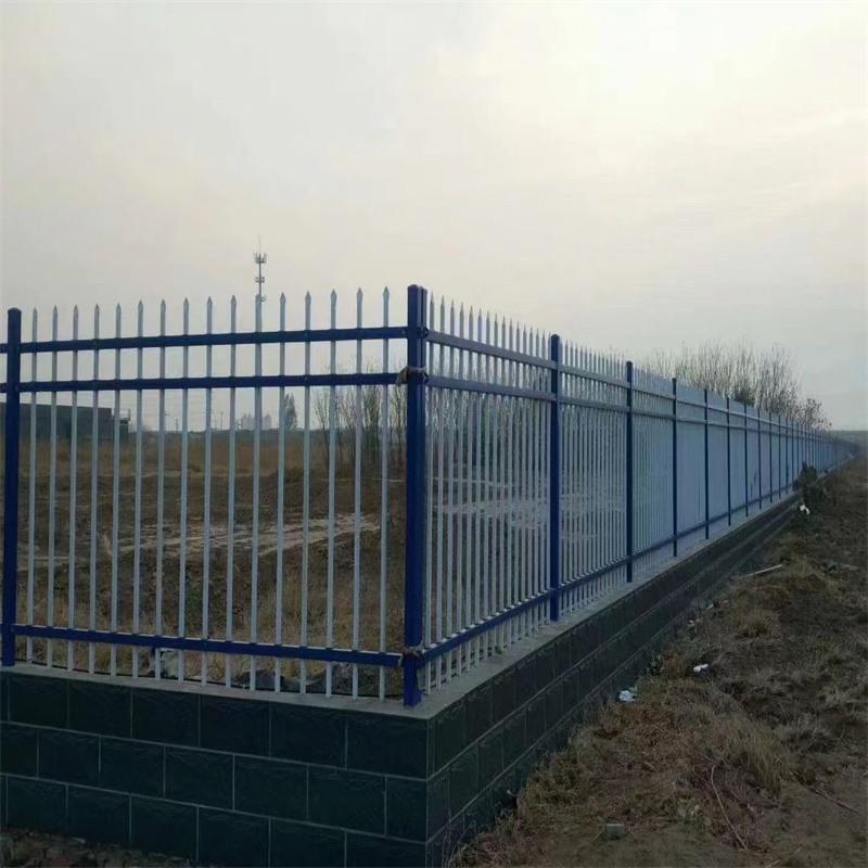 成都小区围墙护栏 庭院铁艺围墙护栏 别墅围墙护栏定制