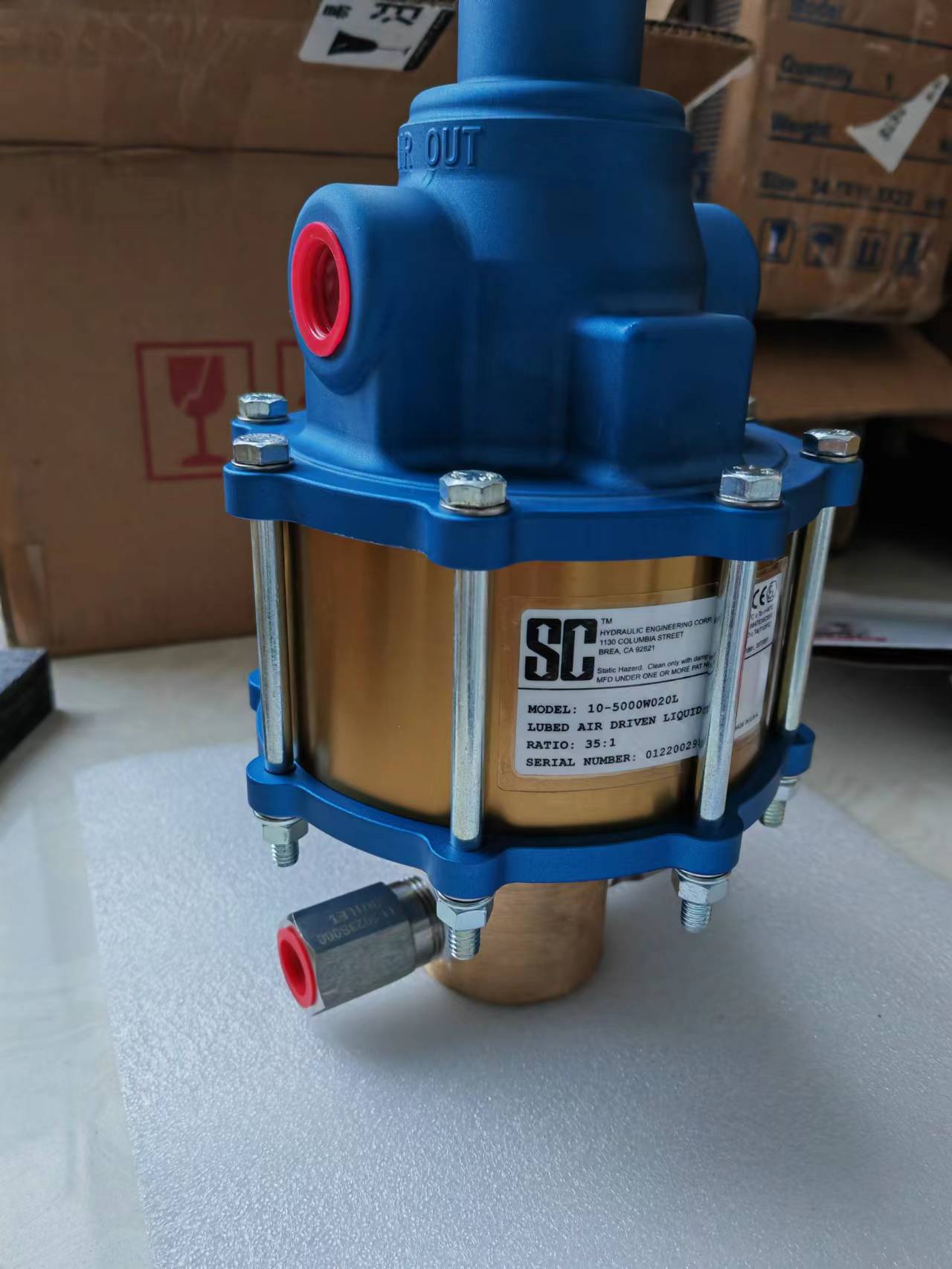 美国SC气动增压泵10-5000A020L
