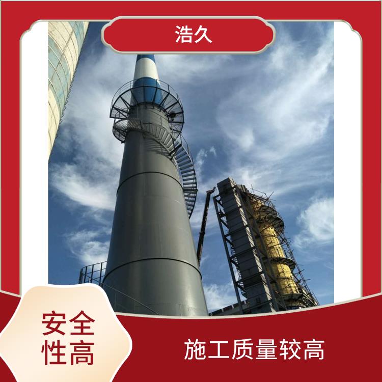 泸州80米烟囱防腐 工期更短 烟囱建筑