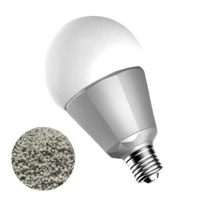 供应球泡灯导热塑料阻燃V0灯具材料白色导热率0.6到1.4