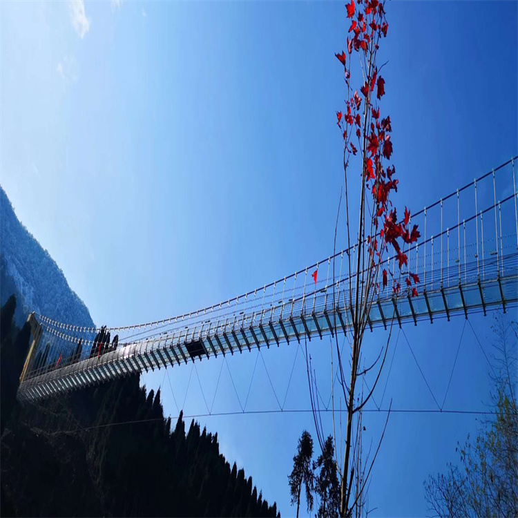 武汉景区玻璃桥安装
