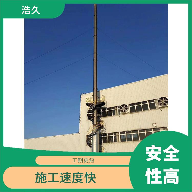 桂林管道防腐保温 工艺探讨 新建砖烟筒