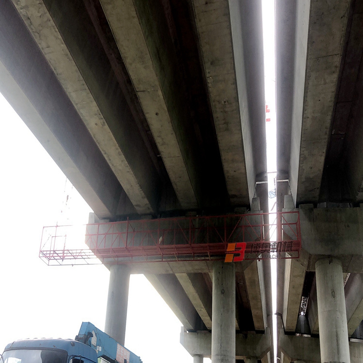 杭州桥梁护栏施工吊篮 刚性较强 坚固耐用 可多面同时工作