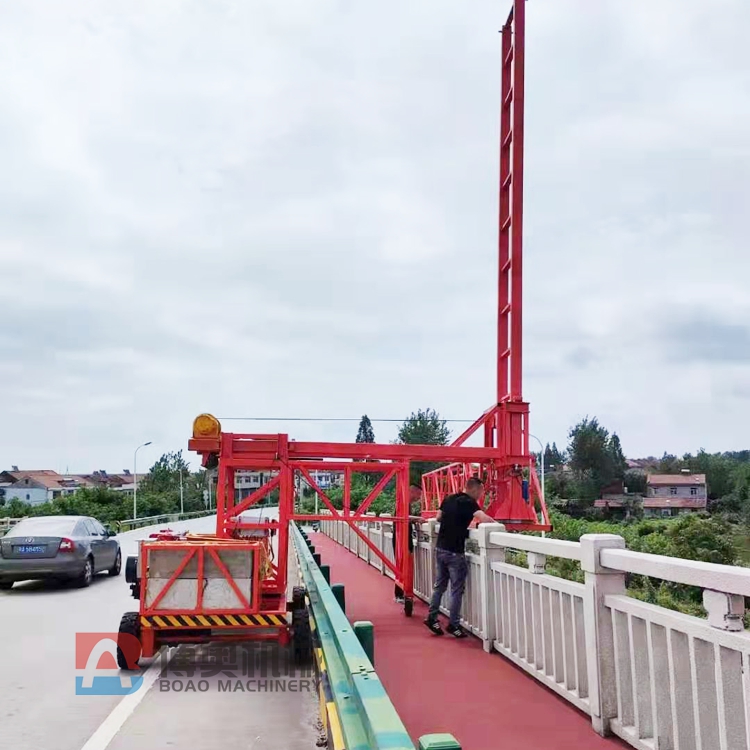 桥面排水管安装台车规格