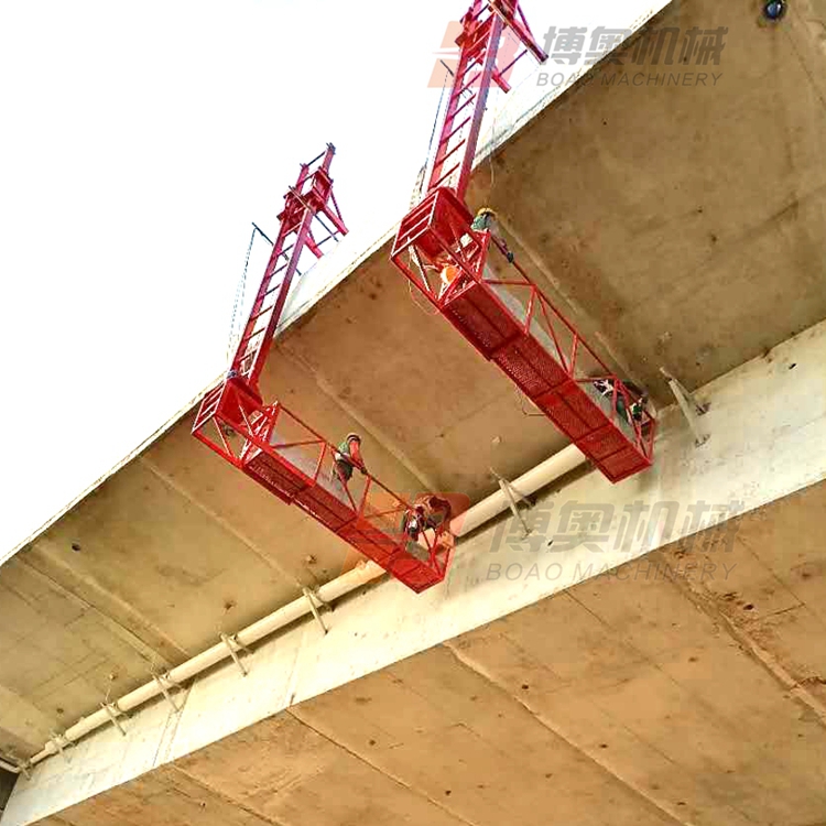 广西桥梁泄水管安装施工设备规格 左右伸缩 前后行走