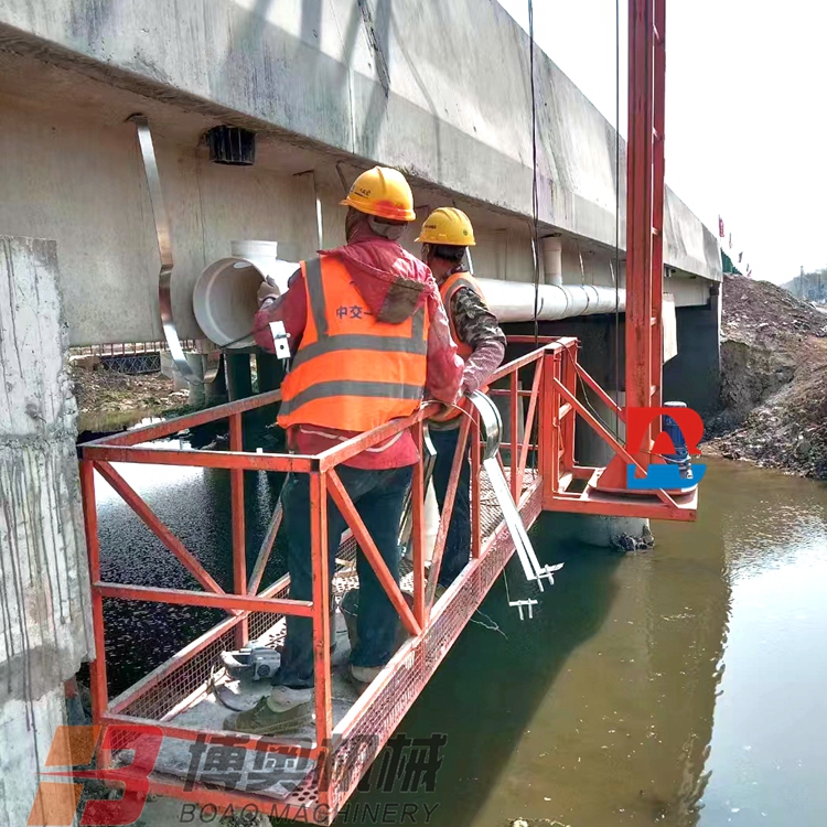 广西桥面排水管安装台车