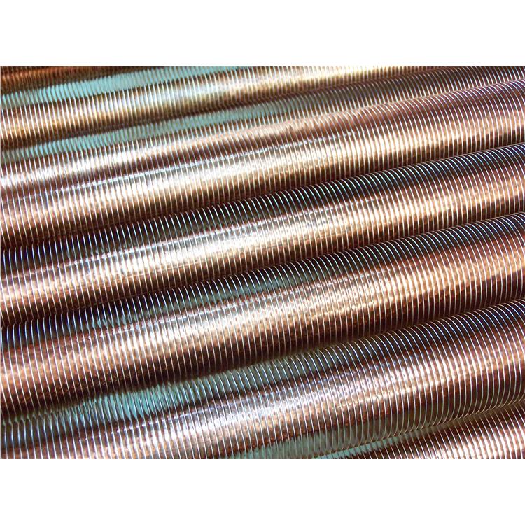西安磷铜钎焊铜翅片管 结构简单