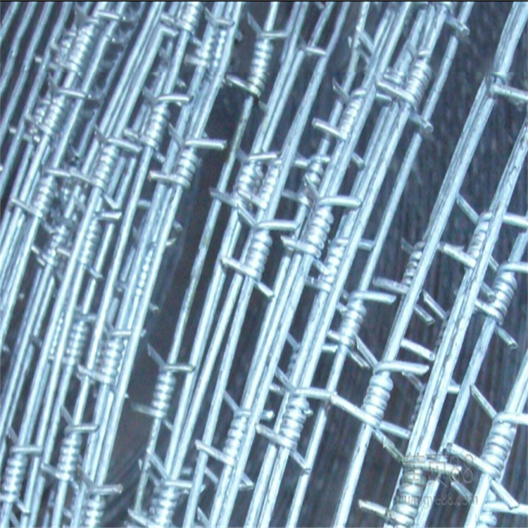 闽台镀锌刺绳厂家6公斤镀锌有刺铁丝网乐博供应