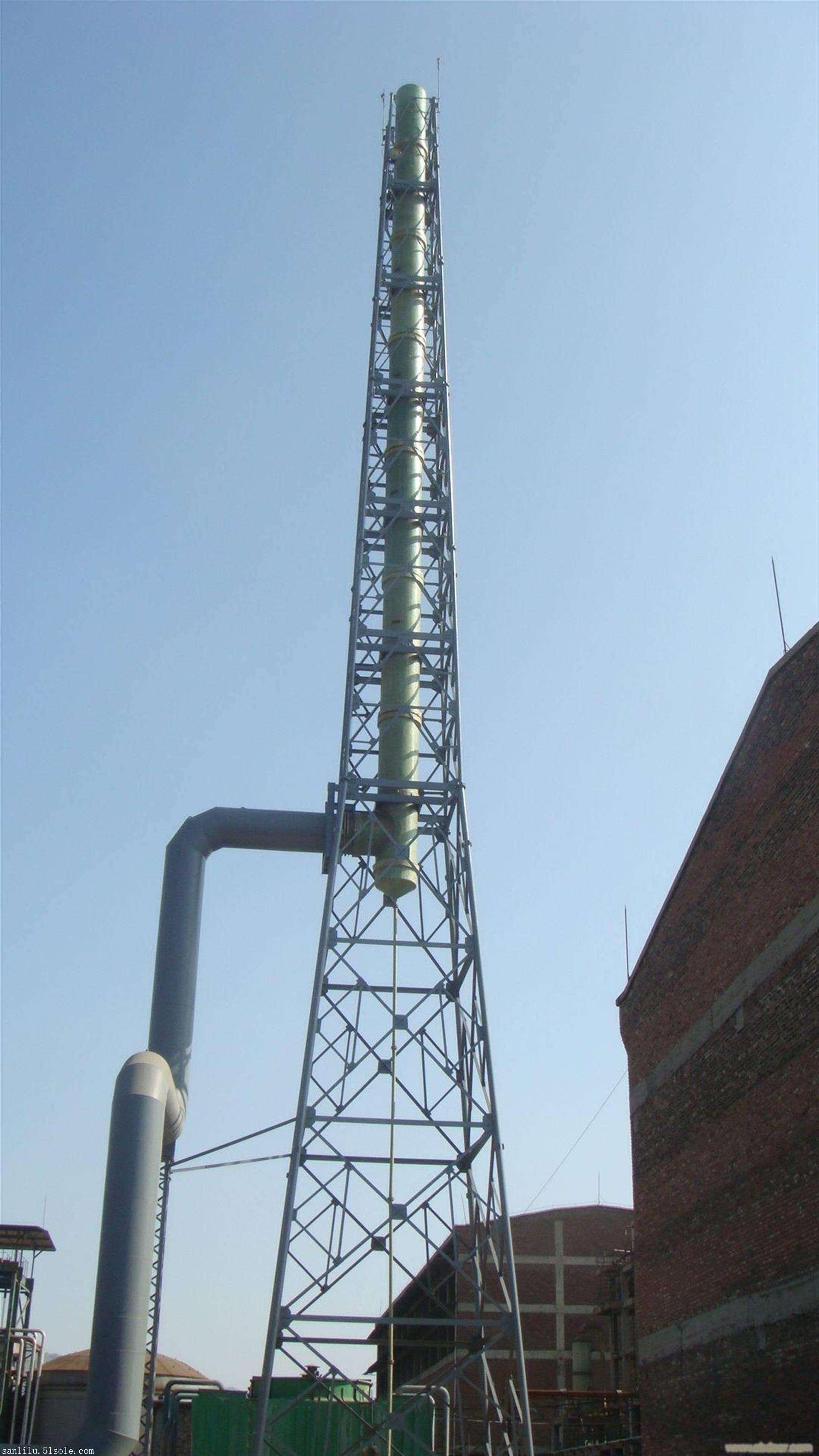 烟囱塔 15米烟囱塔架 烟囱保护架 高度可定制