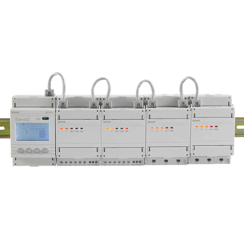 安科瑞ADF400L-8S 模块式安装 导轨式多回路监测装置多用户电能表