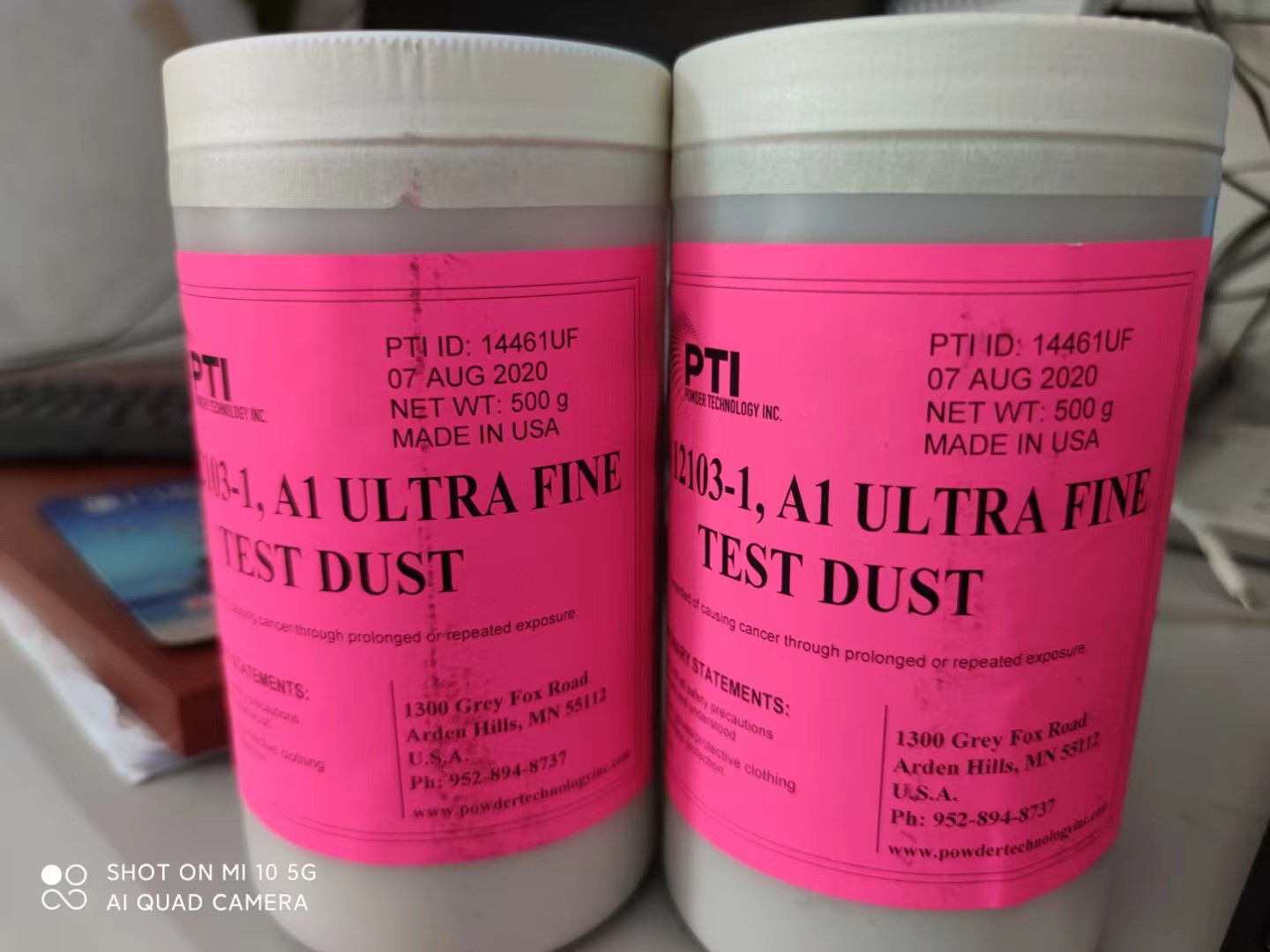 美国PTI试验粉尘ISO 12103-1 A1 Ultrafine Test Dust,亚利桑那尘