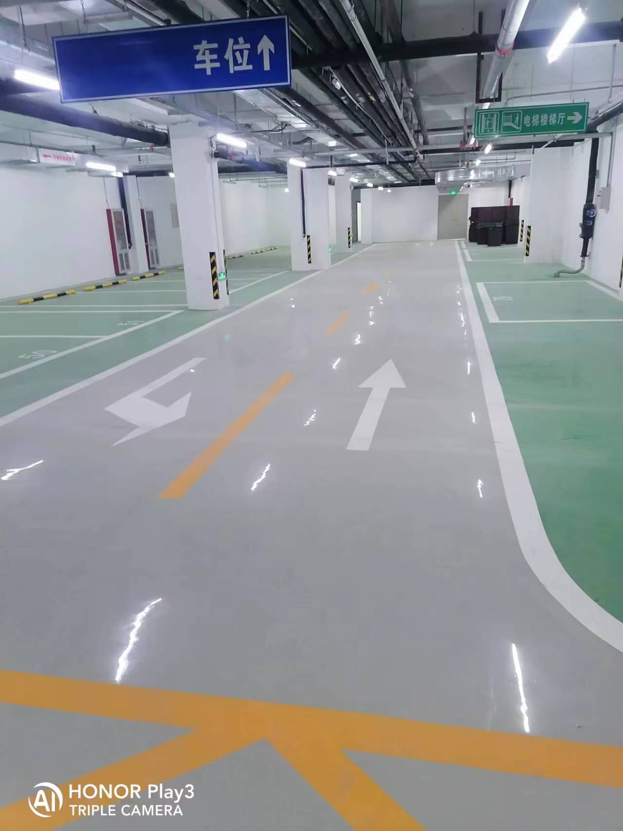廊坊厂区交通划线图解-香河县停车库标识标线操作流程