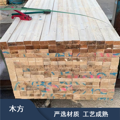 建筑用复合木方规格 长条木加工定制木料施工木材
