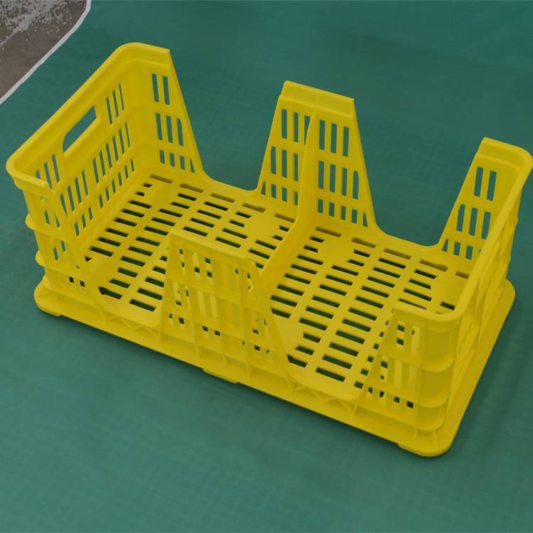 可放6套鸡蛋托盘的塑料种蛋筐 带隔板的种蛋鸡筐 运输蛋筐