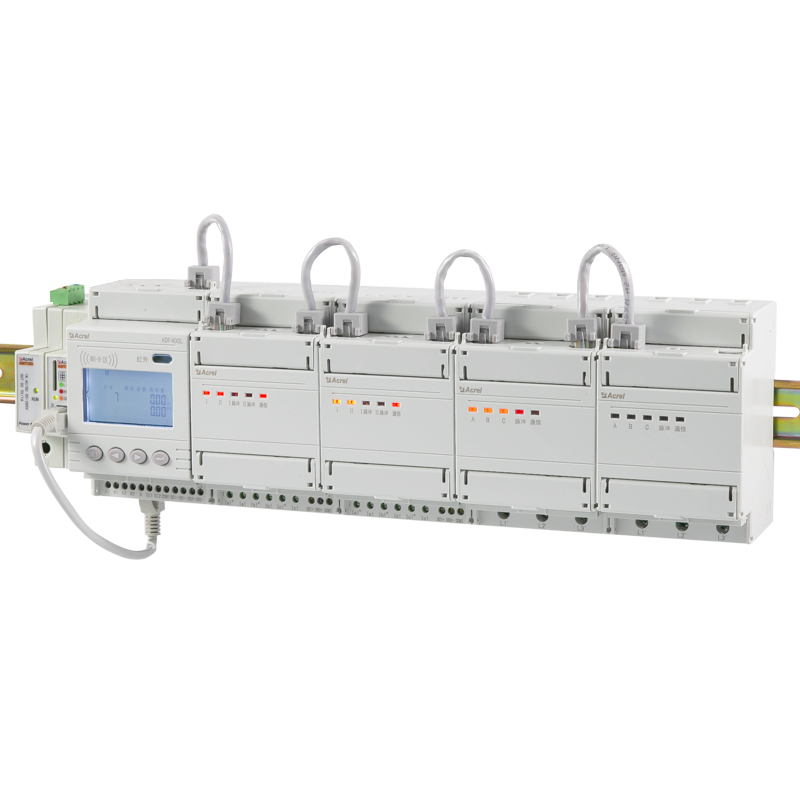 安科瑞ADF400L-8S 8路直接接入三相多功能多回路模块式配电箱电表