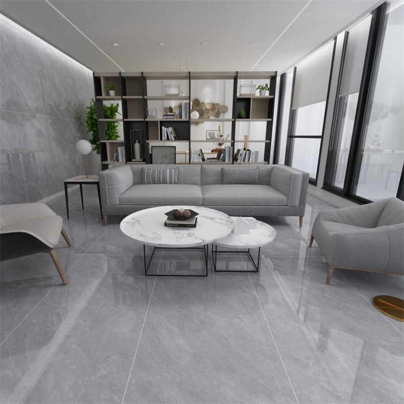 灰色客厅地砖大理石瓷砖750x1500卫生间厨房墙砖