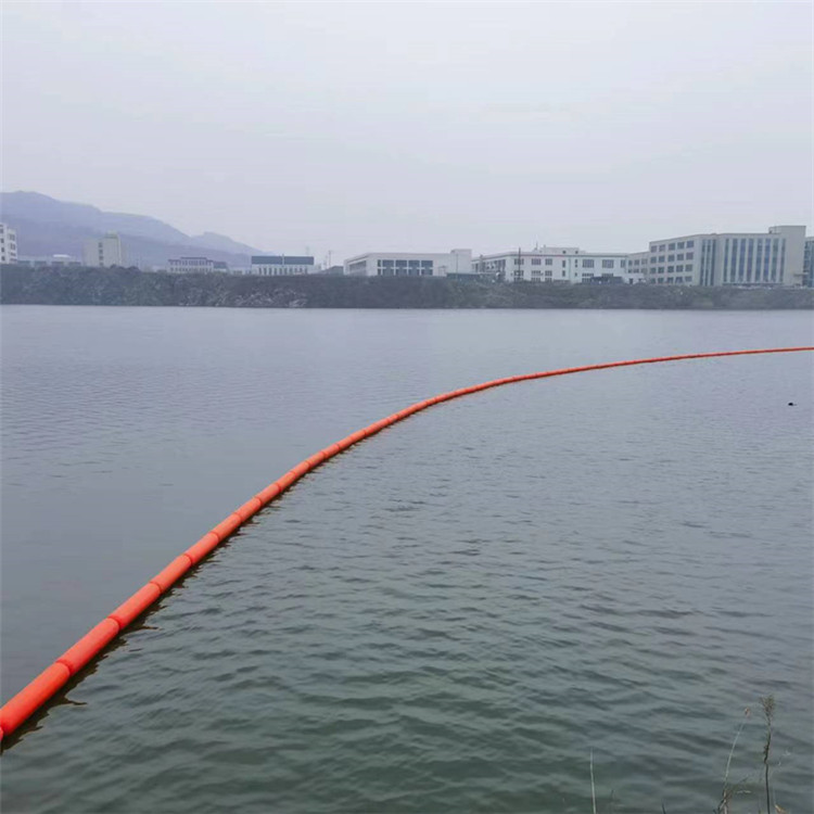 水源地用浮筒式拦漂设施 钢丝绳串联柔性拦污索配套浮筒供应