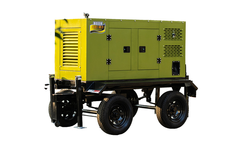 300kw柴油发电机带移动拖车