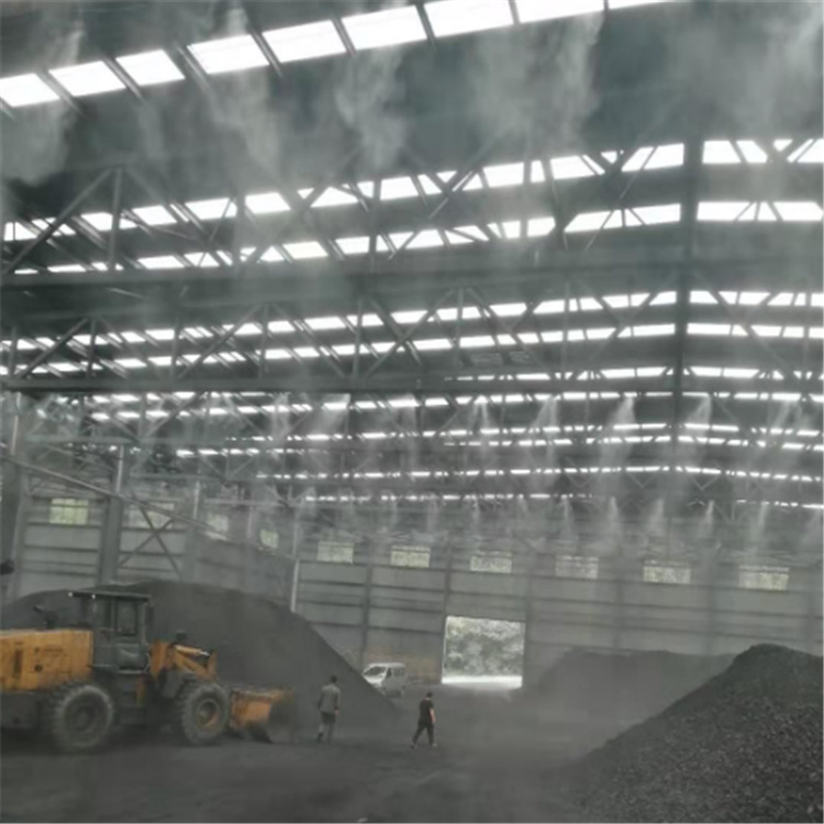 玉溪储煤场喷淋降尘一站式服务 高压雾森降尘系统