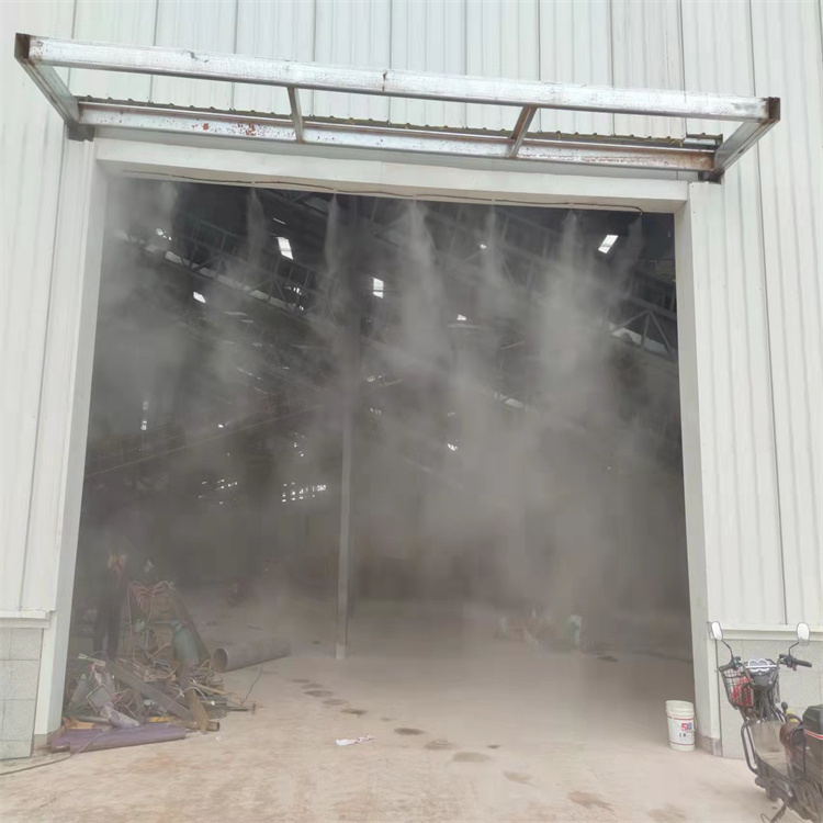 自贡采石场料场喷淋降尘上门设计