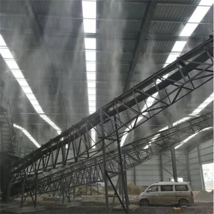 黔东南水泥厂料仓喷淋降尘上门设计 高压雾森降尘系统