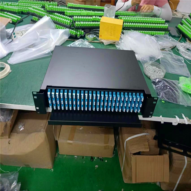 4U光纤终端盒-抽拉288芯光纤配线架常规配置