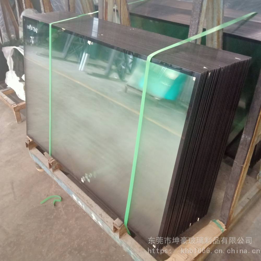 广告机钢化玻璃加工厂家加工显示屏保护屏丝印玻璃