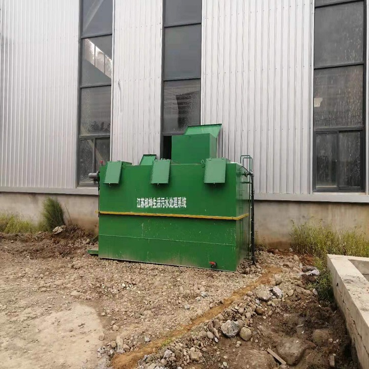 滁州污水处理成套设备/定制小区生活废水处理一体机/权坤