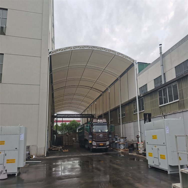 长沙工业固定雨棚厂家 工业固定雨棚定制 承载能力提高