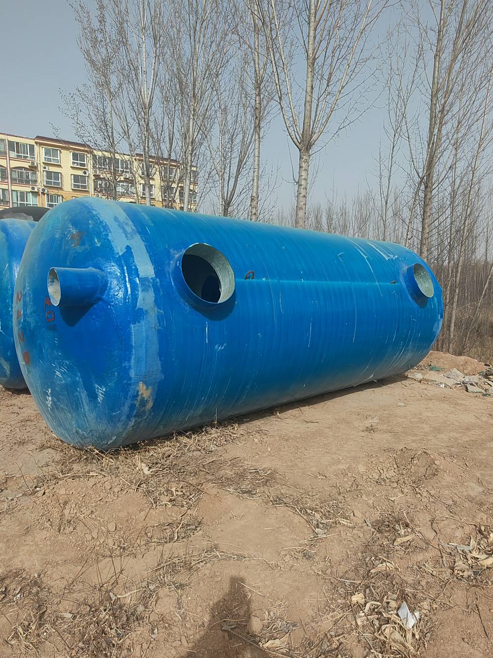 新农村三格化粪池桶 环保成品三格式隔油池 玻璃钢储罐立式