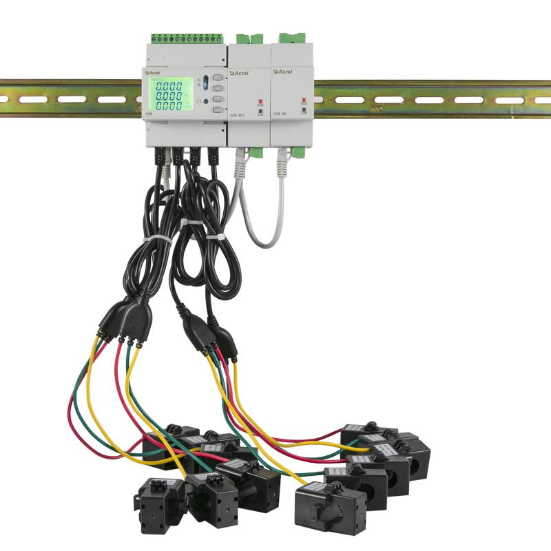 安科瑞配电改造多回路监测电能表ADW200 支持测温+漏电