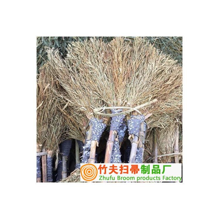 中国竹扫帚之乡 结实耐用 能扫能推 户外清洁好帮手
